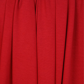 Tissu jersey cupro rouge  - pretty mercerie - mercerie en ligne