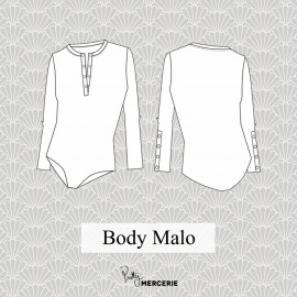 Body Malo - patron de couture - pretty mercerie - mercerie en ligne