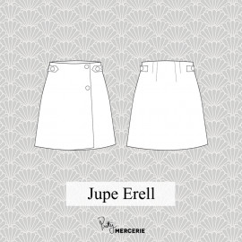 Jupe Erell - patron de couture - pretty mercerie - mercerie en ligne