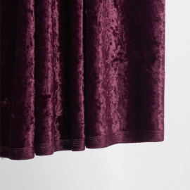 Tissu jersey velours purple  | pretty mercerie | mercerie en ligne