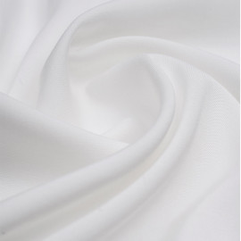 Tissu viscose Tencel et lin blanc | Pretty Mercerie | Mercerie en ligne