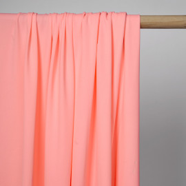 Tissu maillot de bain corail pastel | Pretty Mercerie | Mercerie en ligne