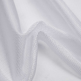 Tissu doublure filet / mesh blanc pour maillot de bain homme | Pretty Mercerie | Mercerie en ligne