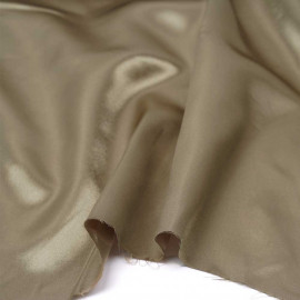 Tissu doublure satin polyester antique bronze | pretty mercerie | mercerie en ligne