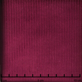 Tissu velours côtelé coton beaujolais | Pretty Mercerie | mercerie en ligne