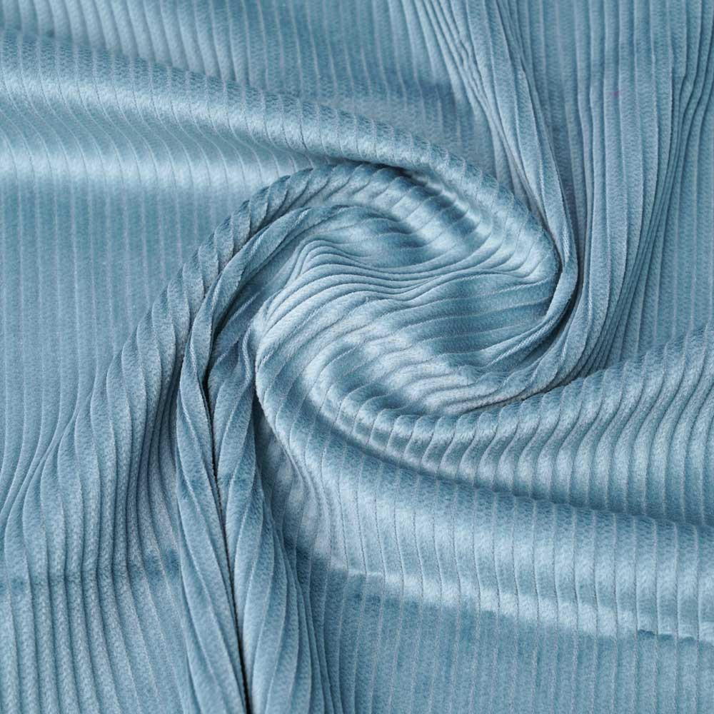 Tissu velours côtelé coton blue stone | Pretty Mercerie | mercerie en ligne