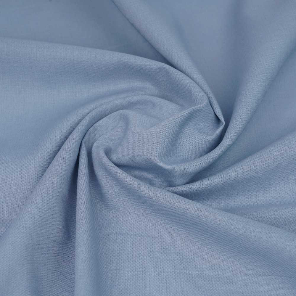 Tissu lin et viscose blue infinity | pretty mercerie | mercerie en ligne