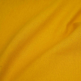 Tissu lin et viscose jaune tournesol | pretty mercerie | mercerie en ligne