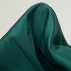 Tissu doublure polyester sergé et mat - Vert