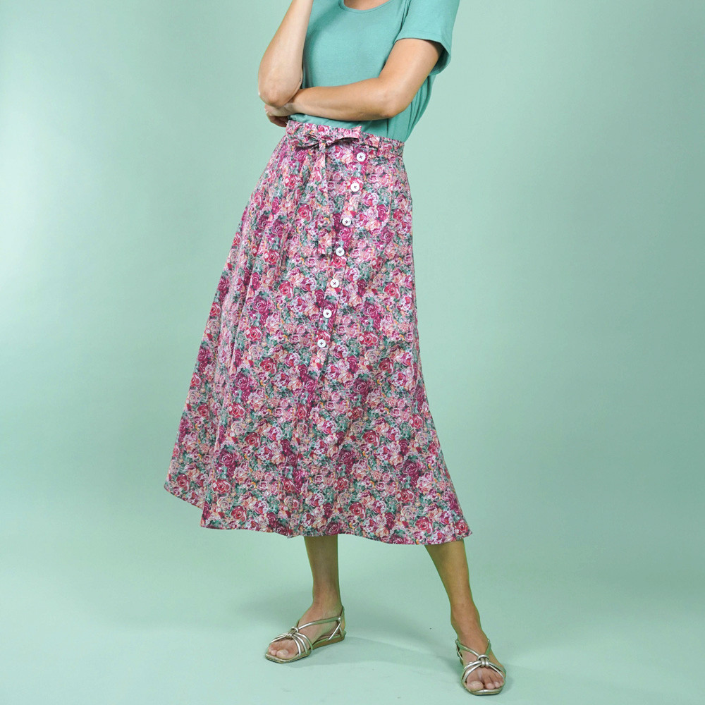Patron de couture jupe longue Saol | Pretty Mercerie