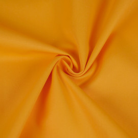 Tissu gabardine twill 200 polycoton uni orange