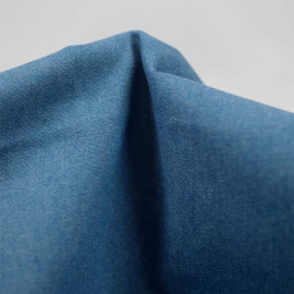 Tissu denim de coton washed 7,05 oz - Bleu clair