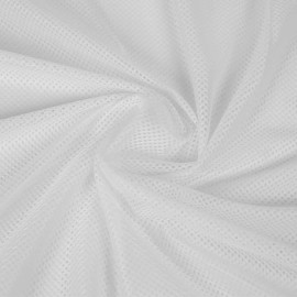 Tissu doublure filet / mesh blanc pour maillot de bain homme