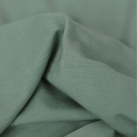 Tissu jersey Tencel uni - vert de gris