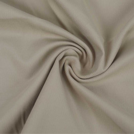 Tissu velours milleraie de coton stretch - beige