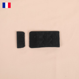 30 mm - agrafage 3 portes pour soutien gorge - noir