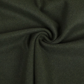 Tissu drap de laine - uni - Vert
