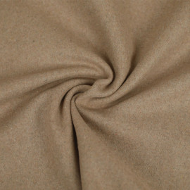 Tissu drap de laine - uni - Beige