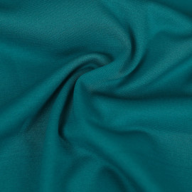 Tissu jersey maille Milano de viscose - uni - bleu canard