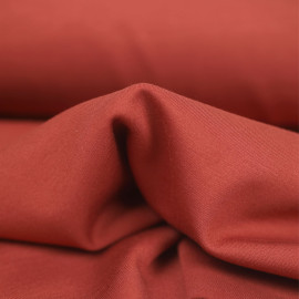 Tissu jersey maille Milano de viscose - uni - orange foncé